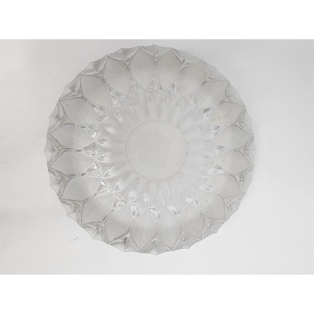 Cigar Cigarette Crystal Ashtray Large Heavy Glass - Picture 5 of 8